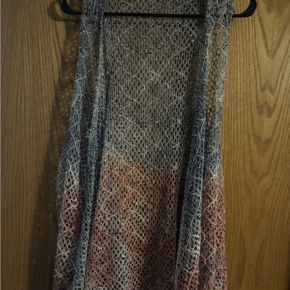 Maurices Pink and Gray Lace Camisole